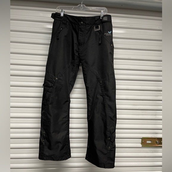 Ocean & Earth Black Fleece Insulated‎ Snowboarding Pants. - Picture 1 of 5